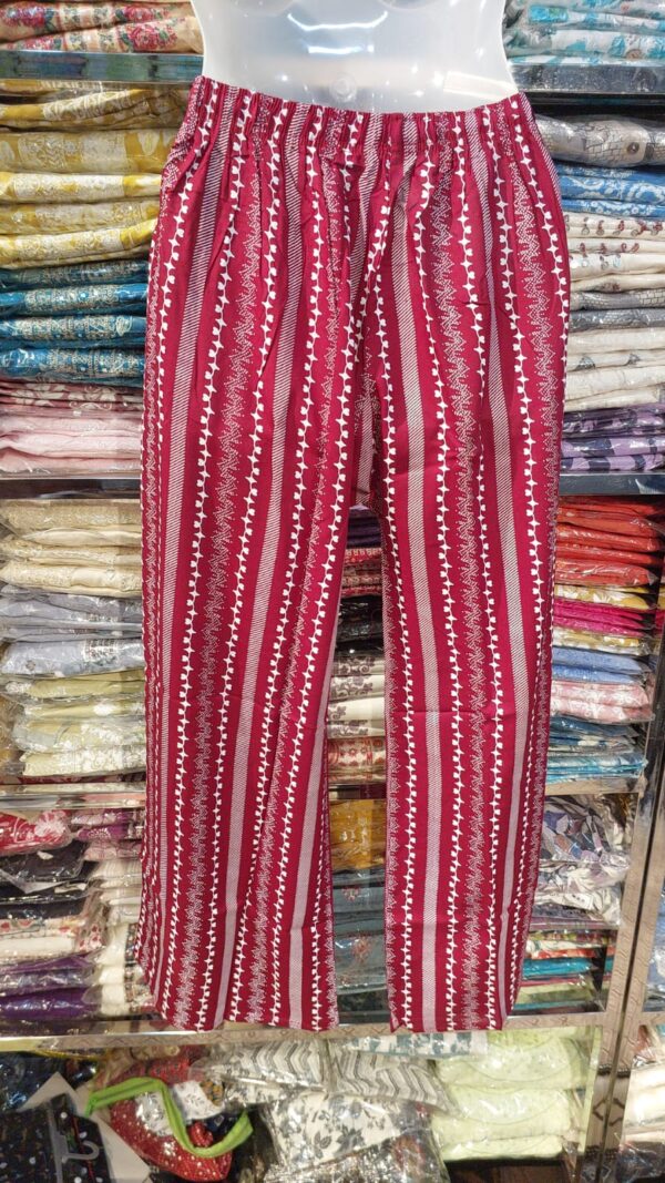 Agarwal Collection- Cotton Plazzo - Image 2
