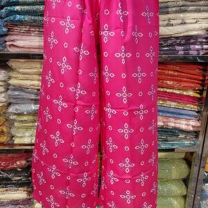 Agarwal Collection – Rani Pink Bandhani Palazzo