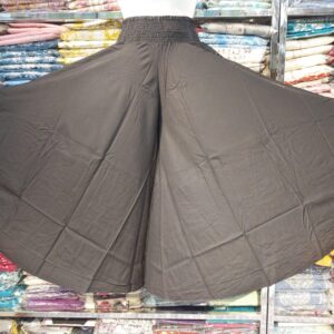 Agarwal Collection – Black Flared Umbrella Palazzo