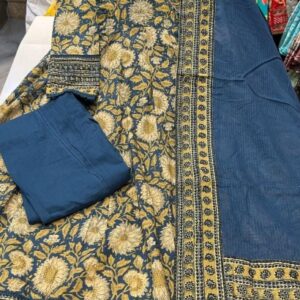 Agarwal Collection- Cotton 3pc Kurti
