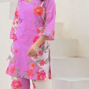 Agarwal Collection- Cotton 2pc Kurti