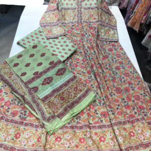 Agarwal Collection- Cotton 3pc Kurti