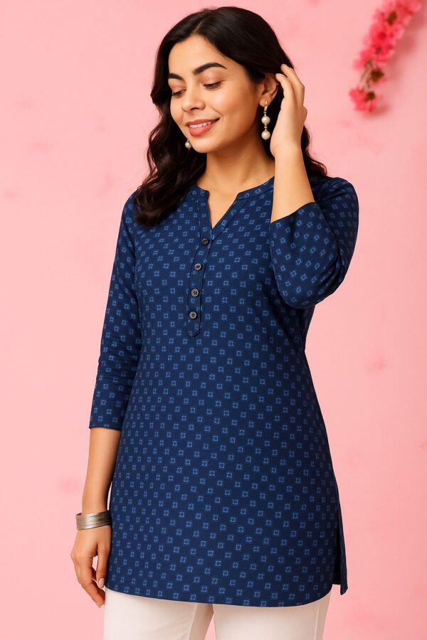 Agarwal Collection- Cotton short kurti