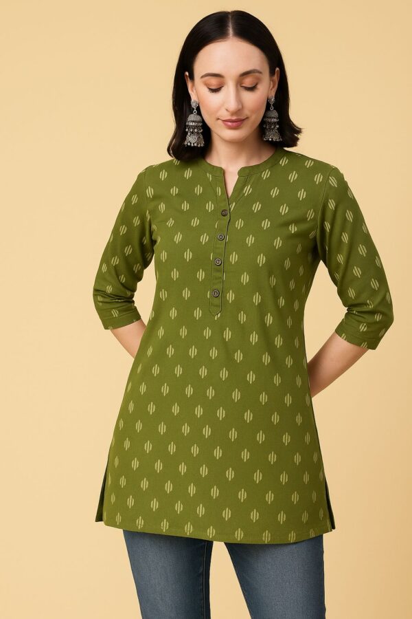 Agarwal Collection- Cotton short kurti