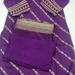 Agarwal Collection- Cotton 3pc kurti