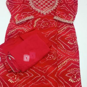 Agarwal Collection- Cotton 3pc kurti