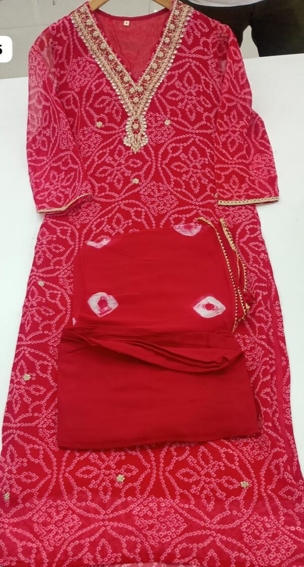 Agarwal Collection- Cotton 3pc kurti