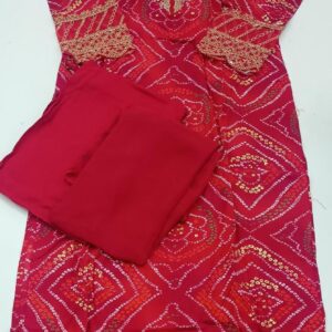 Agarwal Collection- Cotton 3pc kurti