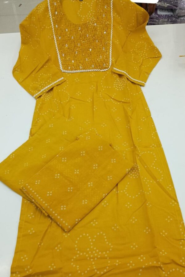 Agarwal Collection- Cotton 3pc kurti