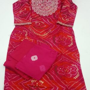 Agarwal Collection- Cotton 3pc kurti